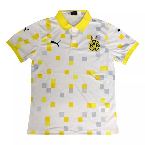 Polo Borussia Dortmund 2020-21 Gelb Weiß Fussballtrikots Günstig